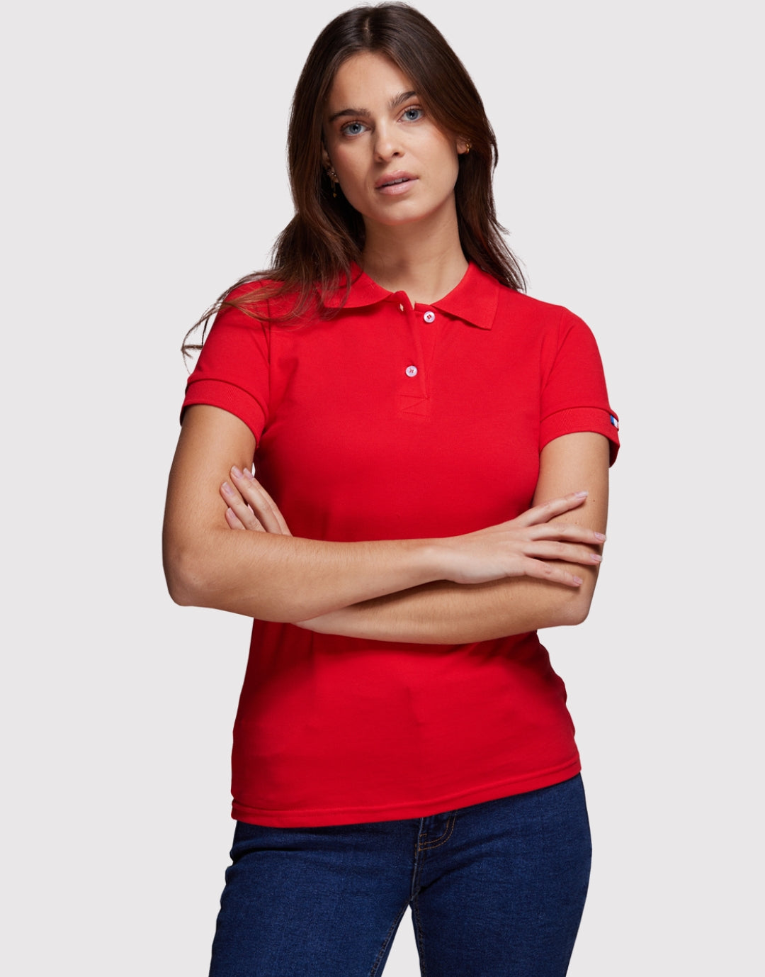 Beauvoir - Polo coton bio femme - couleurs - Made in France