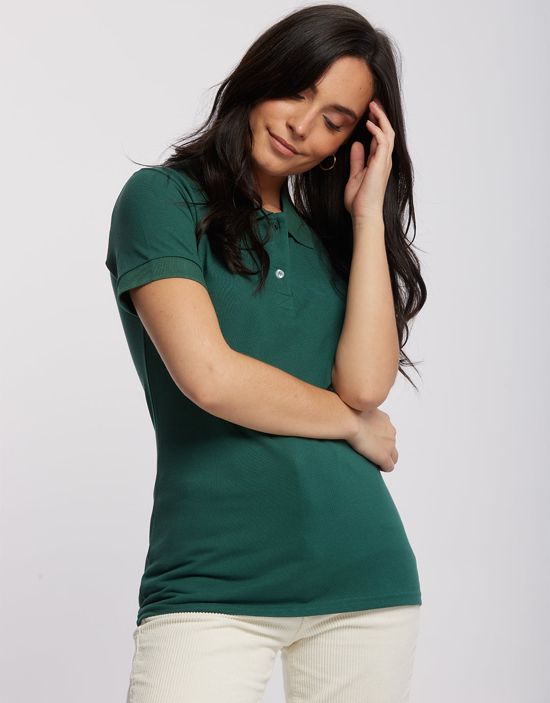 Beauvoir - Polo coton bio femme - couleurs - Made in France