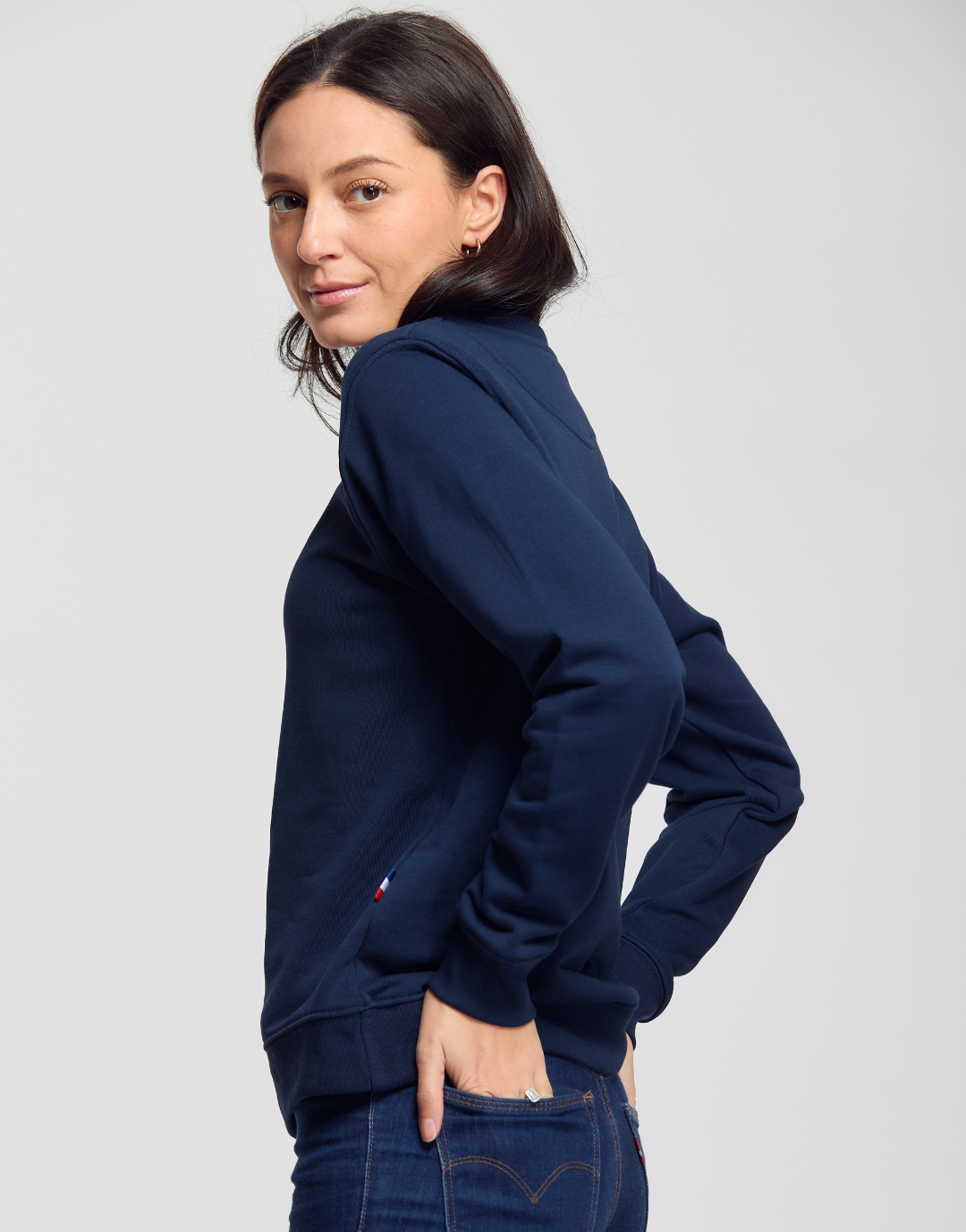 Voltaire - Sweatshirt coton bio unisexe - couleurs - Made in France