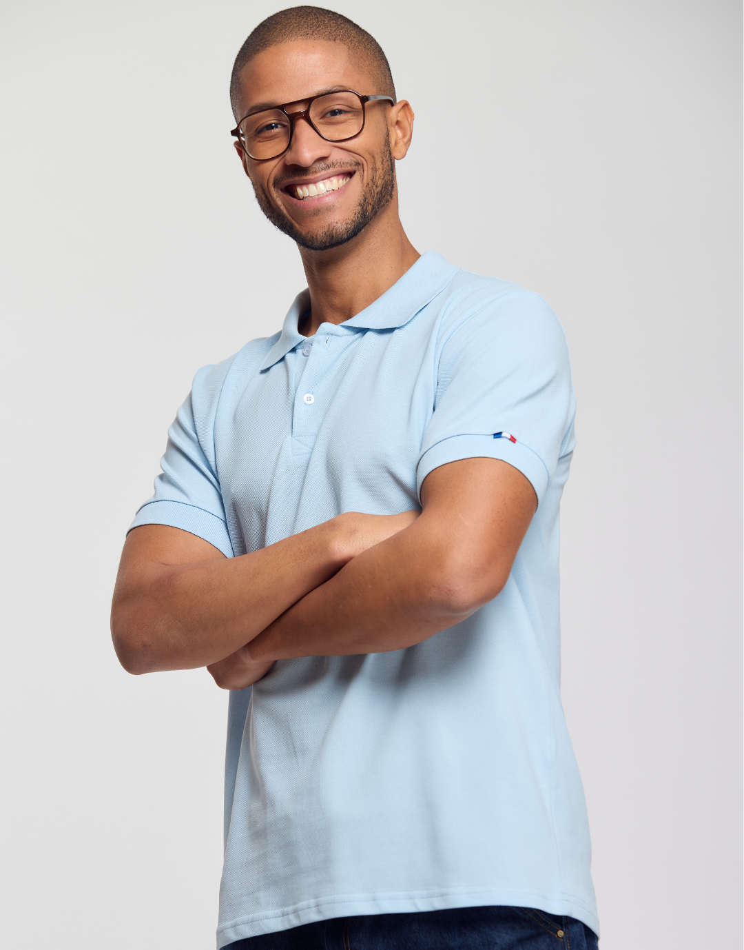 Sartre - Polo coton bio homme - couleurs - Made in France