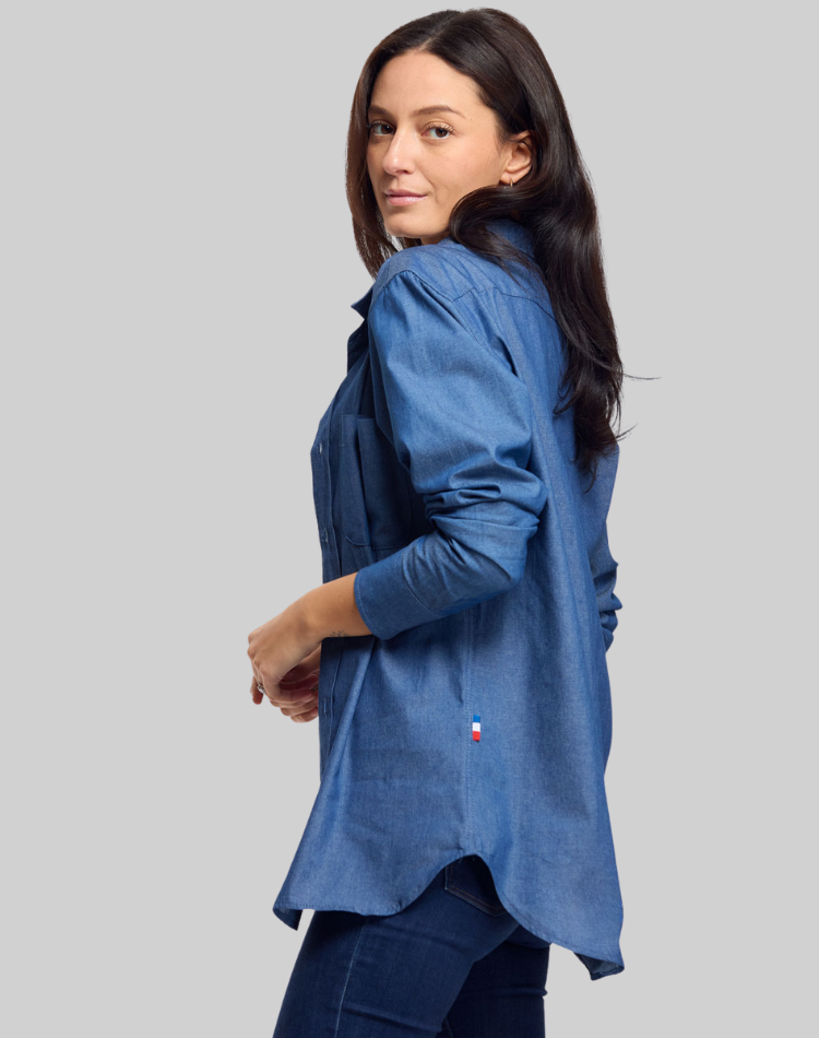 Arendt - Chemise coton femme -  Made in France