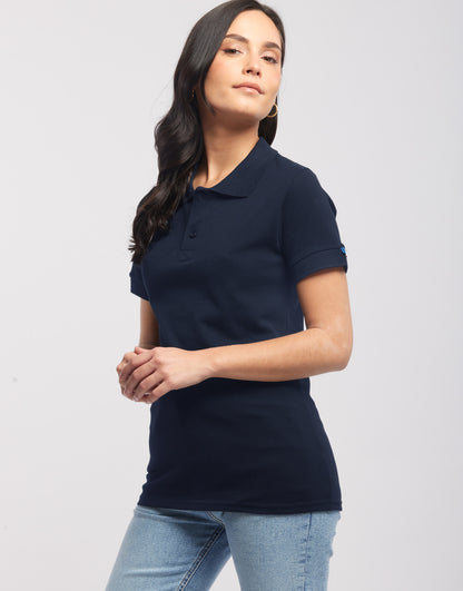 Beauvoir - Polo coton bio femme - couleurs - Made in France