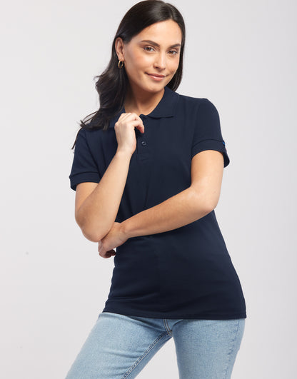 Beauvoir - Polo coton bio femme - couleurs - Made in France