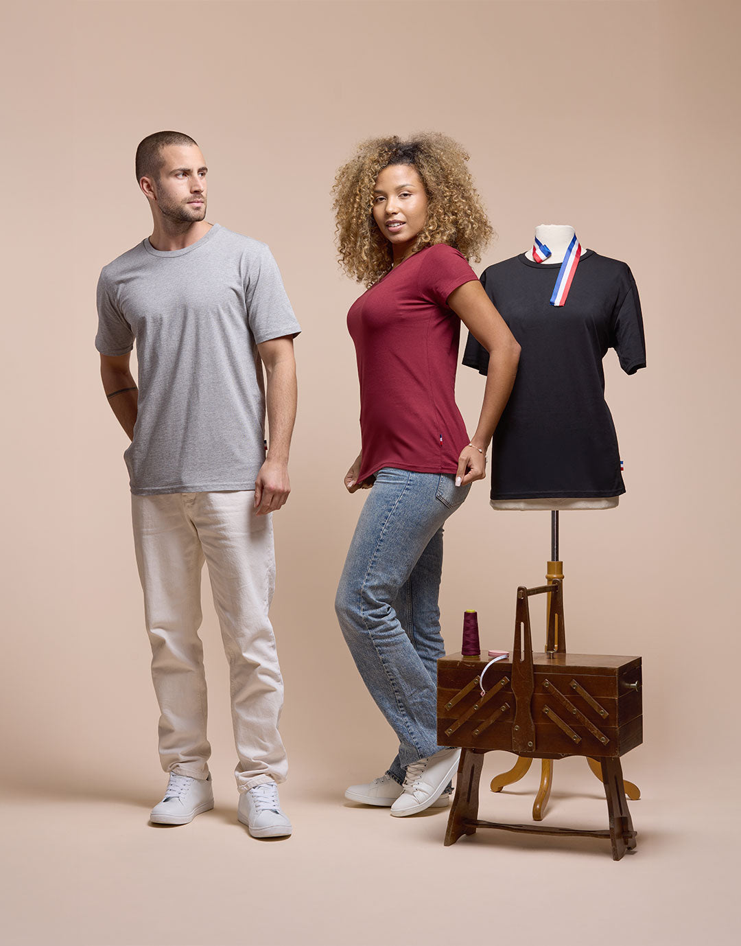Descartes - T-shirt coton bio homme - classique - Made in France