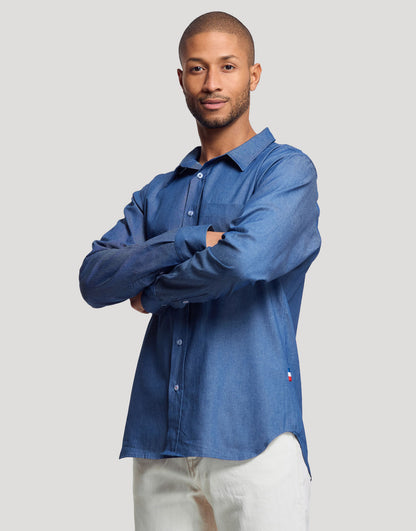 Kant - Chemise homme coton - couleurs - Made in France