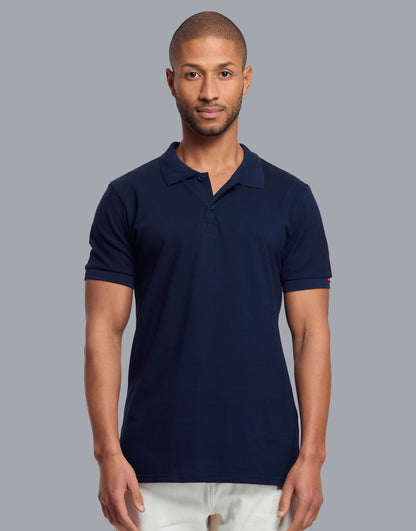 Sartre - Polo coton bio homme - couleurs - Made in France